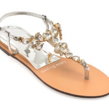 Sandale casual LAURA BIAGIOTTI argintii