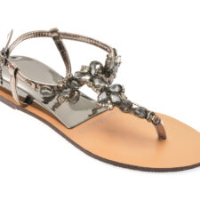 Sandale casual LAURA BIAGIOTTI gri