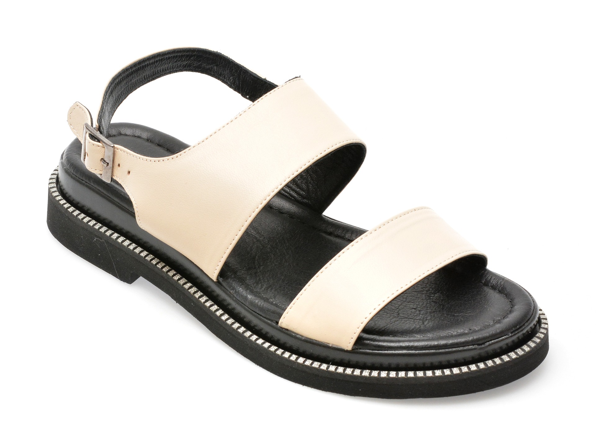 Sandale casual MAGRIT bej, 14, din piele naturala 1 Sandale casual MAGRIT bej