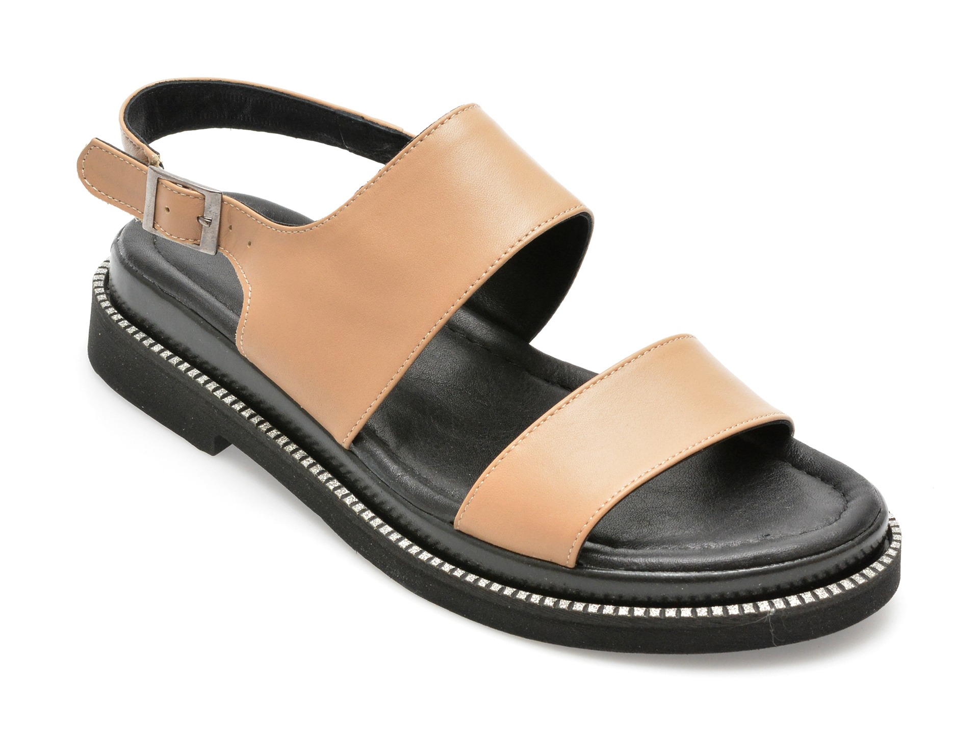 Sandale casual MAGRIT gri, 14, din piele naturala 1 Sandale casual MAGRIT gri