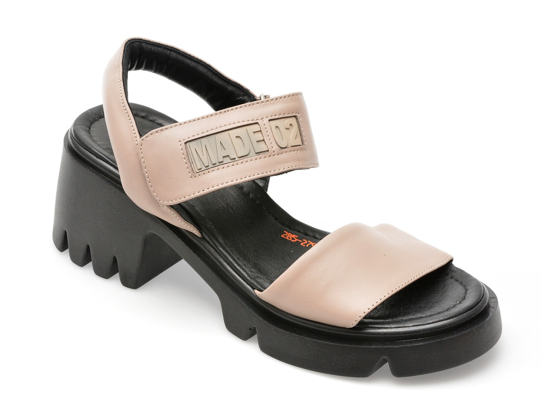Sandale casual MODA MILANO gri, 2797, din piele naturala 1 Sandale casual MODA MILANO gri