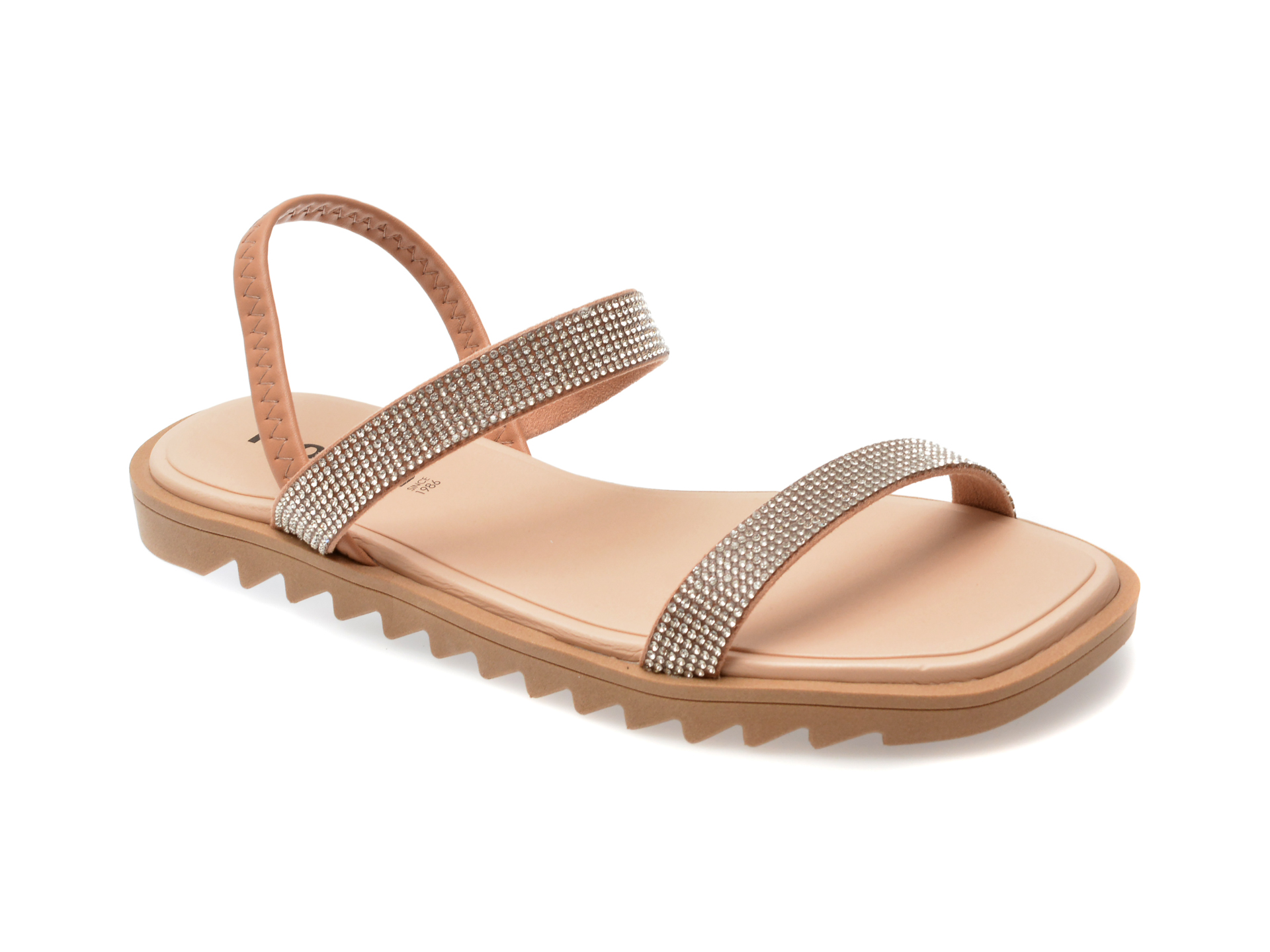 Sandale casual MOLECA nude, 5454114, din piele ecologica 1 Sandale casual MOLECA nude