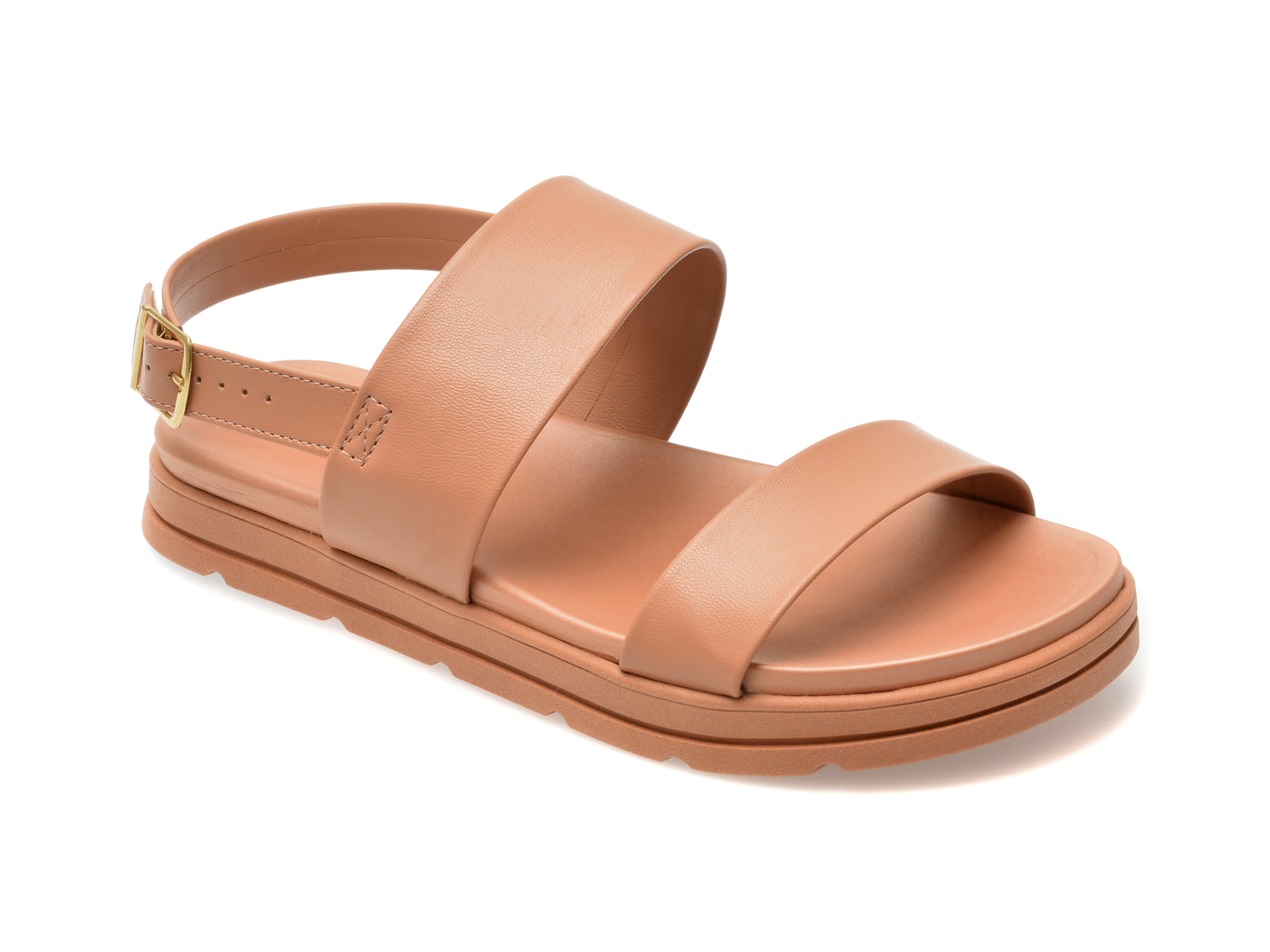 Sandale casual MOLECA nude, 5490105, din piele ecologica 1 Sandale casual MOLECA nude