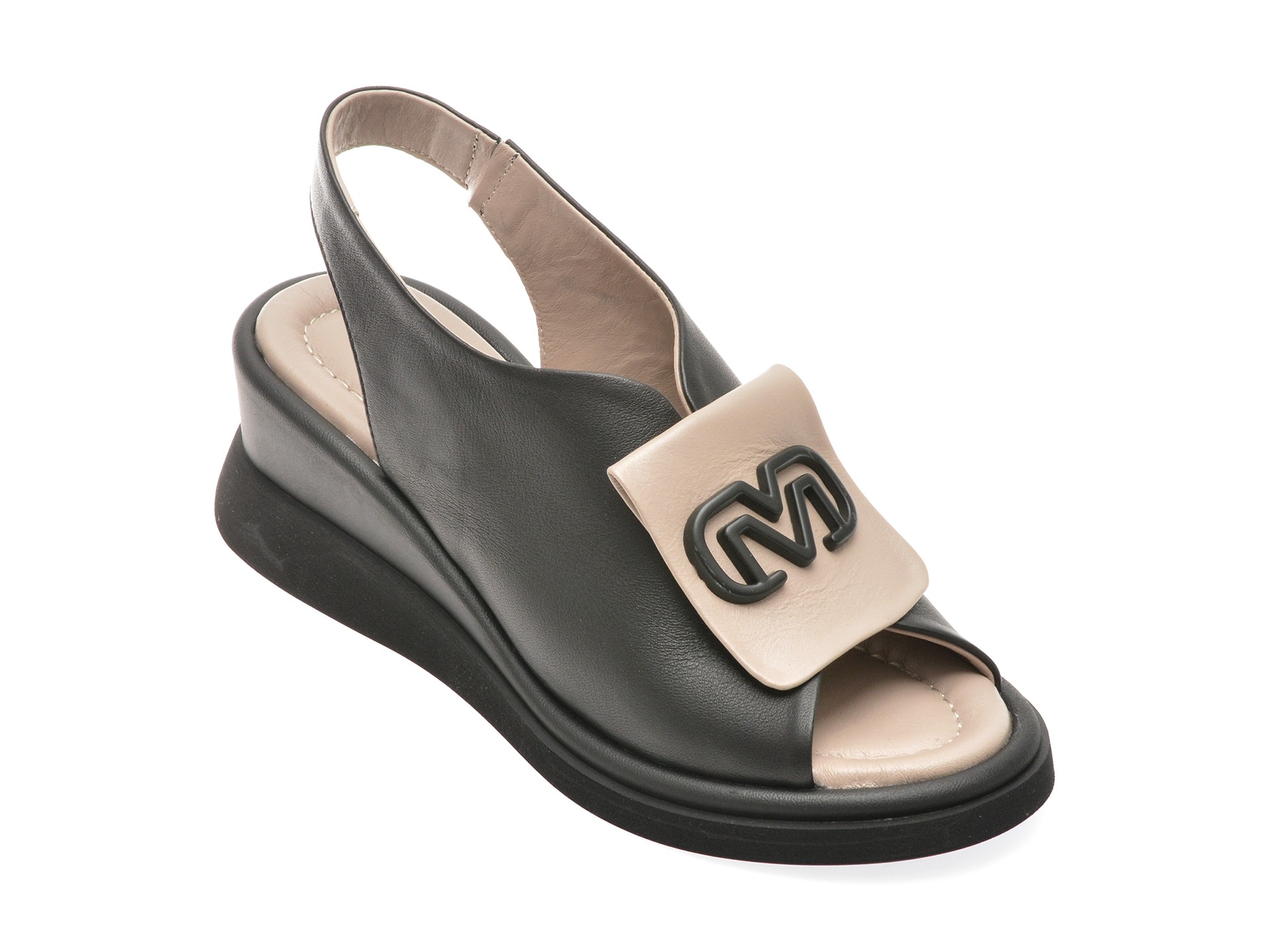 Sandale casual MOLLY BESSA gri, 32229, din piele naturala 1 Sandale casual MOLLY BESSA gri