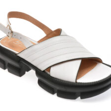 Sandale casual OSHADE albe