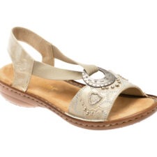 Sandale casual RIEKER albe