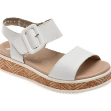 Sandale casual RIEKER albe