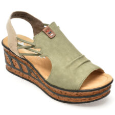 Sandale casual RIEKER kaki