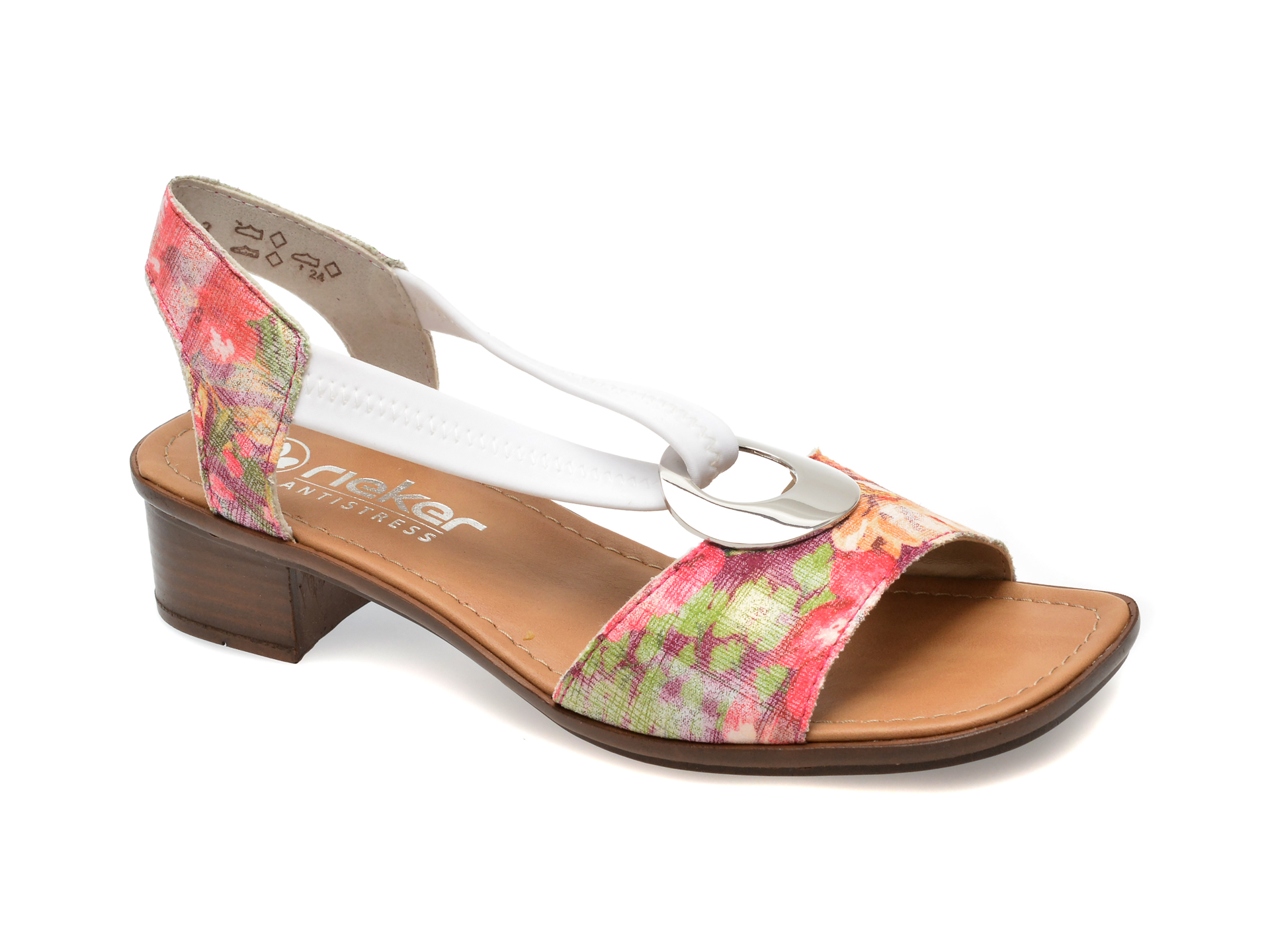 Sandale casual RIEKER multicolor, 62662, din piele ecologica 1 Sandale casual RIEKER multicolor