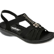 Sandale casual RIEKER negre