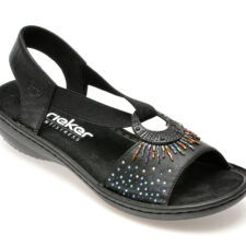 Sandale casual RIEKER negre