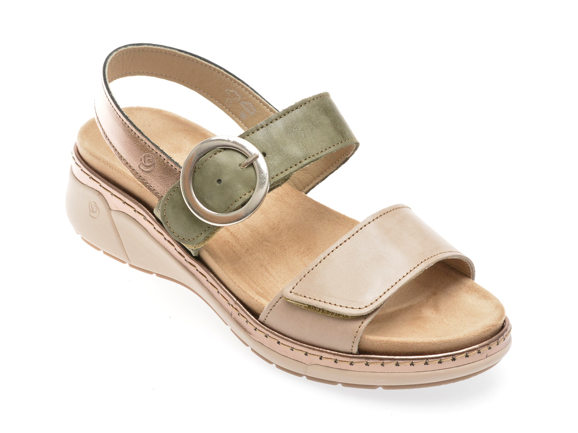 Sandale casual SUAVE bej, 18004, din piele naturala 1 Sandale casual SUAVE bej