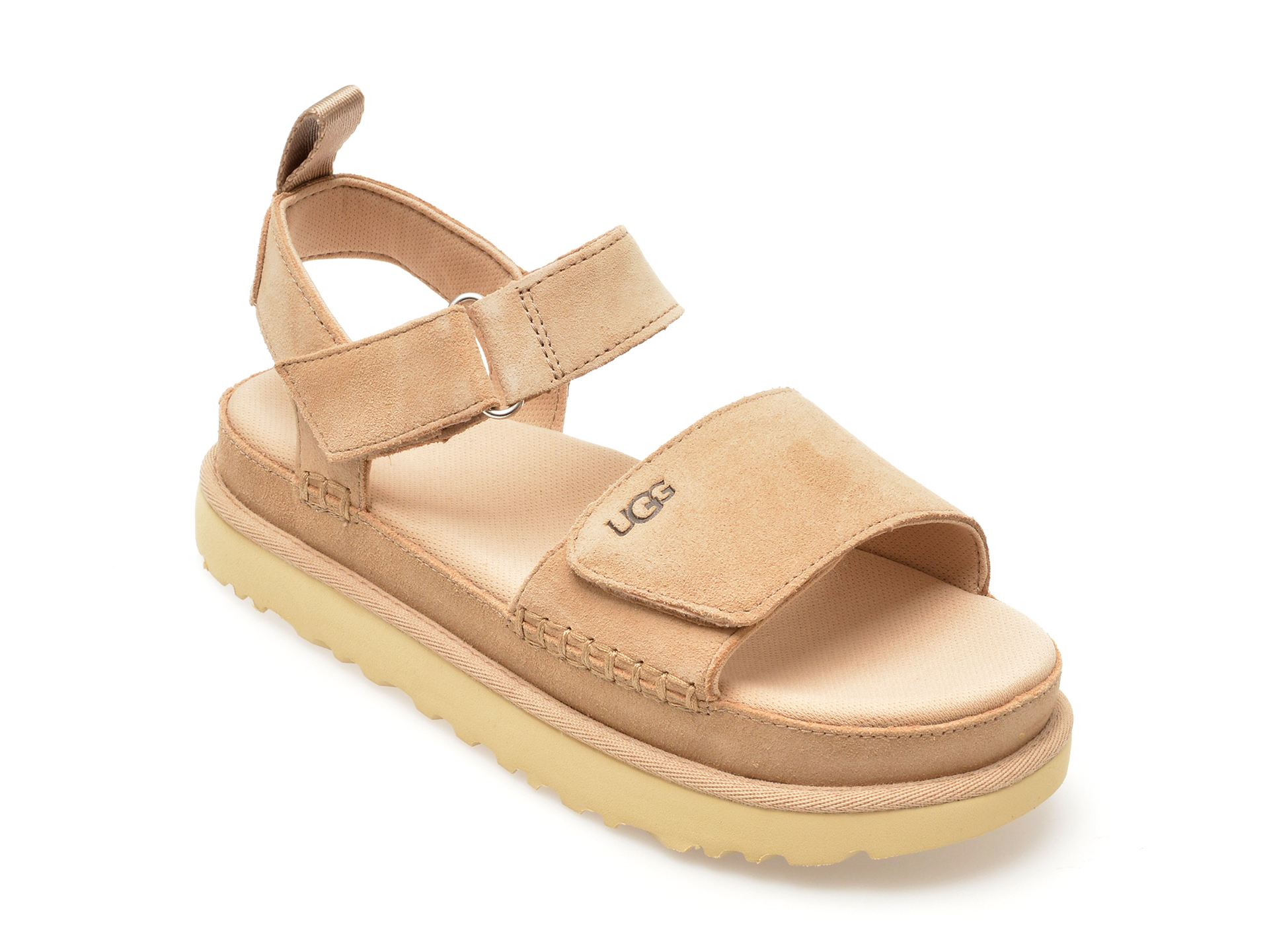Sandale casual UGG bej, 1136783, din piele naturala 1 Sandale casual UGG bej