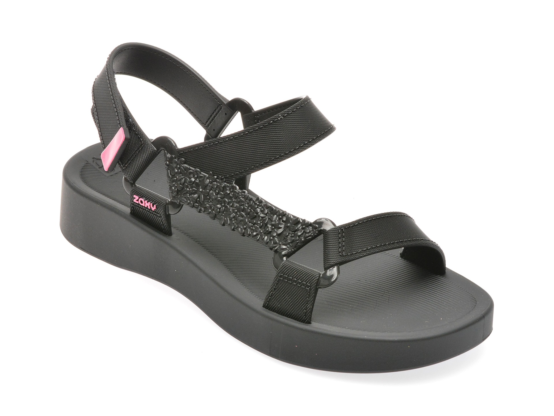 Sandale casual ZAXY negre, 1866733, din pvc 1 Sandale casual ZAXY negre