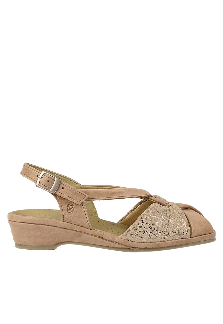 Sandale casual - dama - 0012T bej - piele naturala 1 Sandale casual - dama -  0012T bej - piele naturala