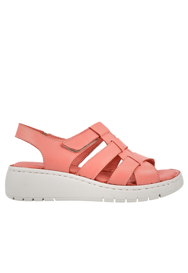 Sandale casual - dama - 016 4030 roz - piele naturala 1 Sandale casual - dama - 016 4030 roz - piele naturala