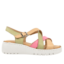 Sandale casual - dama -  016 4079 bej - piele naturala - ortopedic