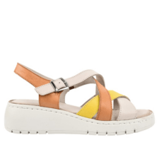 Sandale casual - dama -  016 4079 gri - piele naturala