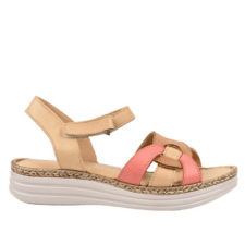 Sandale casual - dama -  212 8678 bej - piele naturala