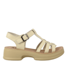 Sandale casual - dama -  246609T crem - piele naturala