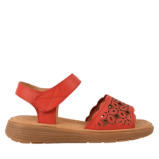Sandale casual - dama -  33177 rosu - piele naturala