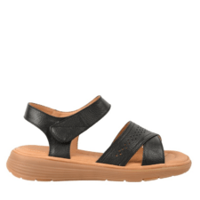 Sandale casual - dama -  33180 negru - piele naturala