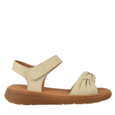 Sandale casual - dama -  33193 crem - piele naturala