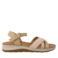 Sandale casual - dama -  70410 bej - piele naturala