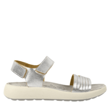 Sandale casual - dama -  757081 argintiu - piele naturala