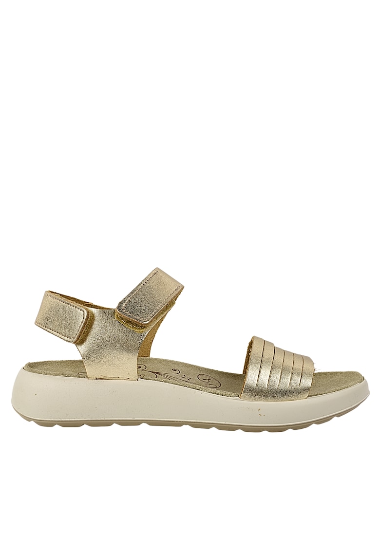 Sandale casual - dama - 757081 auriu - piele naturala 1 Sandale casual - dama - 757081 auriu - piele naturala