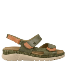 Sandale casual - dama -  AIR FUNCTION SYSTEM - 12501 verde - piele naturala 12501