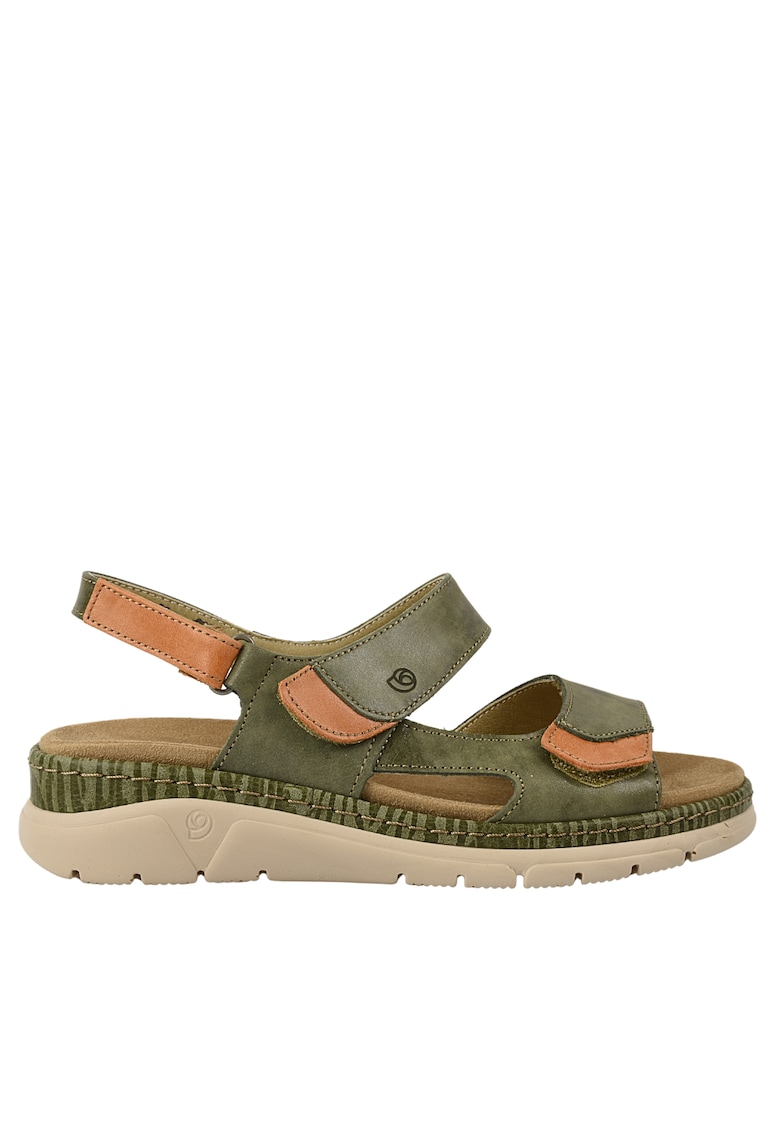 Sandale casual - dama - AIR FUNCTION SYSTEM - 12501 verde - piele naturala 1 Sandale casual - dama - AIR FUNCTION SYSTEM - 12501 verde - piele naturala