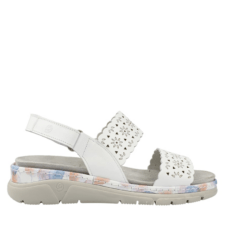 Sandale casual - dama -  AIR FUNCTION SYSTEM - 12514 alb - piele naturala