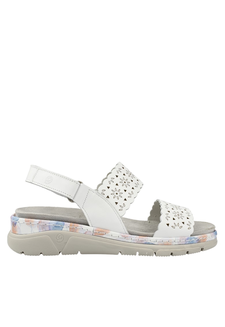 Sandale casual - dama - AIR FUNCTION SYSTEM - 12514 alb - piele naturala 1 Sandale casual - dama - AIR FUNCTION SYSTEM - 12514 alb - piele naturala