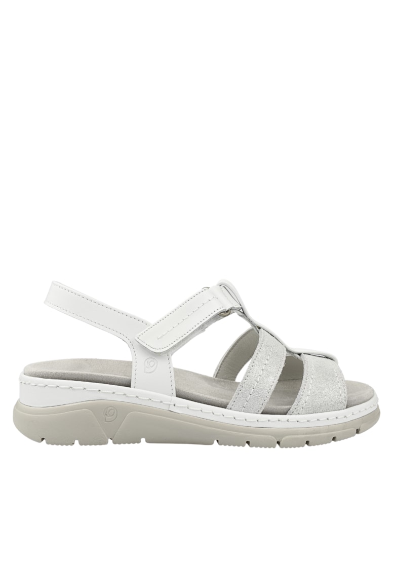 Sandale casual - dama - AIR FUNCTION SYSTEM - 12530T alb - piele naturala 1 Sandale casual - dama - AIR FUNCTION SYSTEM - 12530T alb - piele naturala