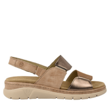 Sandale casual - dama -  AIR FUNCTION SYSTEM - 12535T bronz - piele naturala