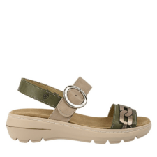 Sandale casual - dama -  AIR FUNCTION SYSTEM - 20000T kaki - piele naturala