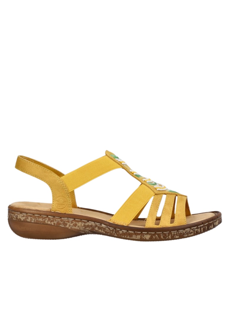 Sandale casual - dama - ANTISTRESS - 62808-68 galben - piele ecologica 1 Sandale casual - dama -  ANTISTRESS - 62808-68 galben - piele ecologica