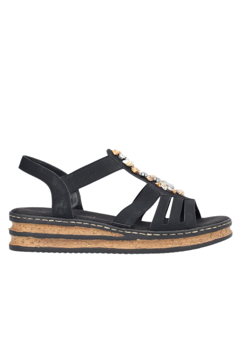 Sandale casual - dama - ANTISTRESS - 62949-00 negru - piele ecologica 1 Sandale casual - dama - ANTISTRESS - 62949-00 negru - piele ecologica