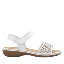 Sandale casual - dama -  ANTISTRESS - 65967-80 alb - piele ecologica