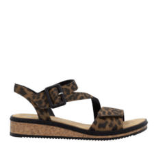 Sandale casual - dama -  ANTISTRESS - V3660-90 negru - piele ecologica V3660-90