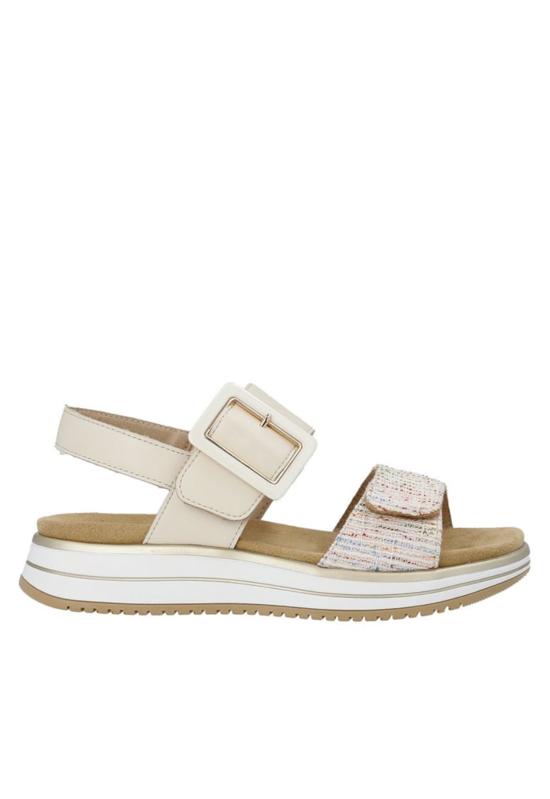 Sandale casual - dama - D1J53-60 bej - piele naturala 1 Sandale casual - dama -  D1J53-60 bej - piele naturala