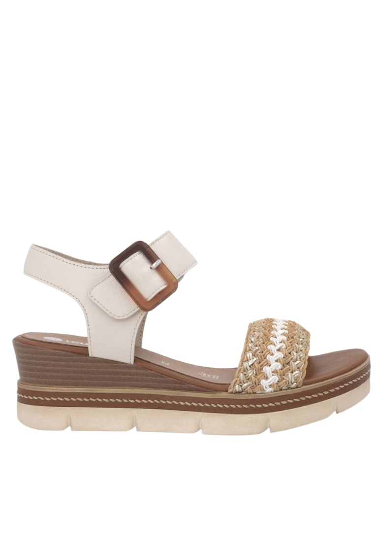 Sandale casual - dama - D2L55-60 bej - piele ecologica D2L55-60 1 Sandale casual - dama -  D2L55-60 bej - piele ecologica D2L55-60