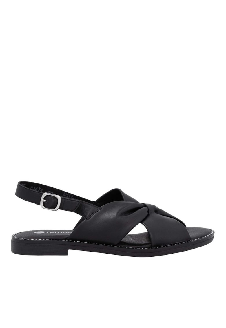 Sandale casual - dama - D3674-00 negru - piele ecologia D3674-00 1 Sandale casual - dama -  D3674-00 negru - piele ecologia D3674-00