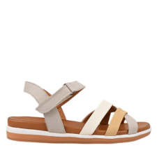 Sandale casual - dama -  D45-2478 gri - piele naturala