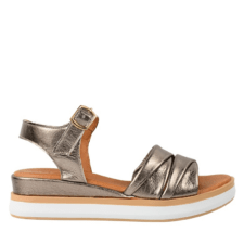 Sandale casual - dama -  D58-2519 bronz - piele naturala