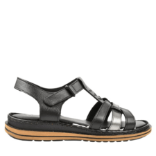 Sandale casual - dama -  D60-017 negru - piele naturala