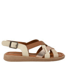 Sandale casual - dama -  KL60022A bej - piele naturala