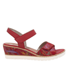 Sandale casual - dama -  R6252-33 rosu - piele ecologica