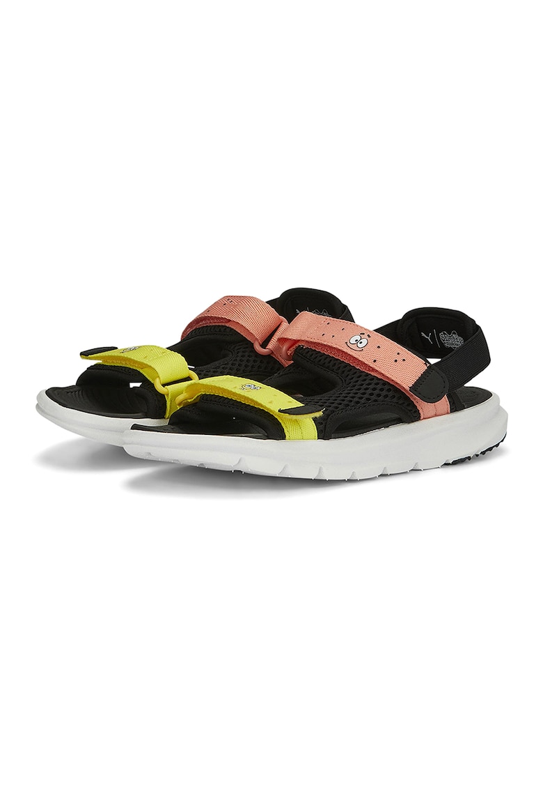 Sandale colorblock cu velcro Evolve 1 Sandale colorblock cu velcro Evolve